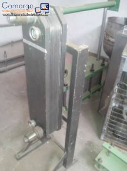 Trocador de calor com 2 est�gios e 17 placas