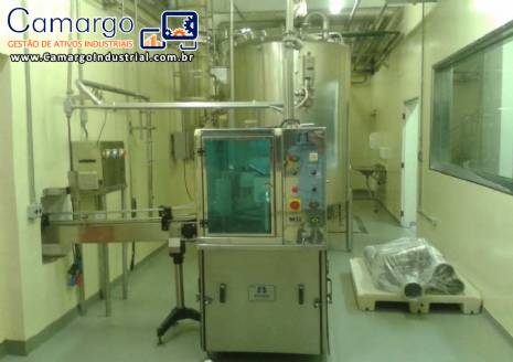 Linha para produção de suco refresco bebidas e envase em copos