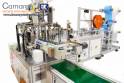 M�quina autom�tica para fabricar m�scaras TNT com aplicadora de el�stico 100 m�scaras / minuto