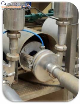 Bomba centrfuga sanitria em ao inox Triclover 15 m / h