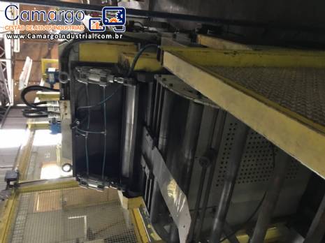 Desbobinador automático de chapas