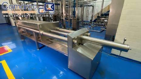 Filtro prensa STRASS BURGER SF600.00/180S  em a�o inox 316 com 70 placas