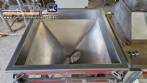 Silo de transferncia com rosca helicoidal transportadora inclinada em inox Maqinox