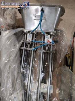 Sistema dosador com rosca para sachês pós e servo motor para Systempack SP 400