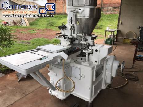 Prensa e embrulhadora embaladora portif�lio de caldos de carnes Corazza