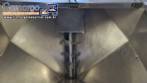 Rosca transportadora helicoidal inclinada com silo em inox