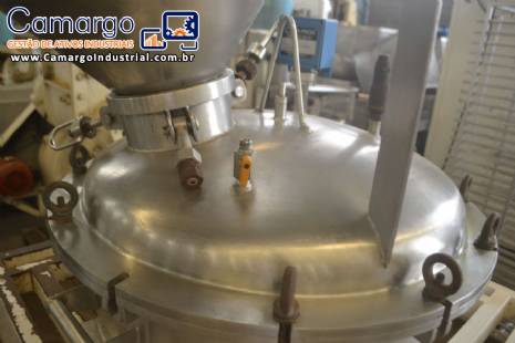Reator em a�o inox 170 litros