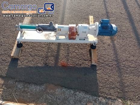Bomba positiva helicoidal Netzsch 1,5 CV Bomba positiva helicoidal Netzsch 1,5 CV