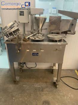 Encapsuladora envasadora em inox semi automática Erli para cápsulas 0 e 1 Encapsuladora envasadora em inox semi automática Erli para cápsulas 0 e 1