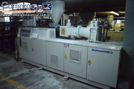 Extrusora de plástico rosca dupla Battenfeld Extrusora de plástico rosca dupla Battenfeld