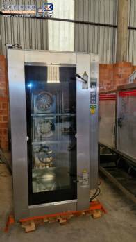 Forno turbo programável em aço inox Prática à gás Forno turbo programável em aço inox Prática à gás