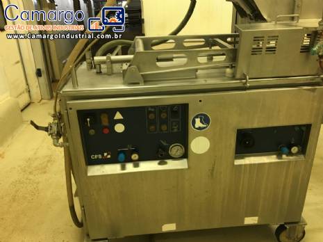 Linha completa para empanados nuggets, steak, tirinhas, hambúrguer 500 kg CFS FMC Chiachiera Linha completa para empanados nuggets, steak, tirinhas, hambúrguer 500 kg CFS FMC Chiachiera