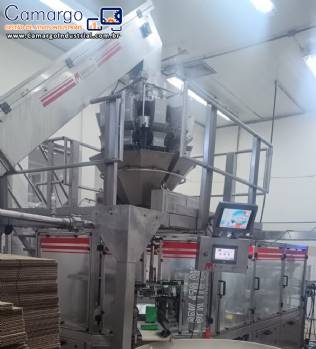 Linha de envase azeitonas alcaparras conservas stand up pouch Maqinox Linha de envase azeitonas alcaparras conservas stand up pouch Maqinox