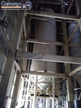 Silo para armazenamento de farinha 100 toneladas Dedini Silo para armazenamento de farinha 100 toneladas Dedini