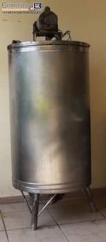 Tanque misturador industrial em inox 450 litros Tanque misturador industrial em inox 450 litros