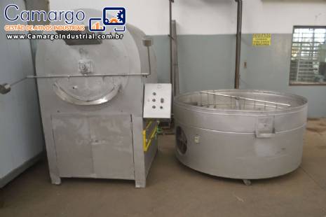 Torrador de café com resfriador 200 kg Torrador de café com resfriador 200 kg